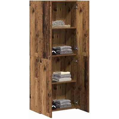 vidaXL Kantoorkast Oud hout 60 x 32 x 152,5 cm Bewerkt hout vidaXL Kantoorkast Oud hout 60 x 32 x 152,5 cm Bewerkt hout