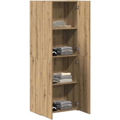 vidaXL Kantoorkast Artisan Eiken 60 x 32 x 152,5 cm Bewerkt hout vidaXL Kantoorkast Artisan Eiken 60 x 32 x 152,5 cm Bewerkt hout