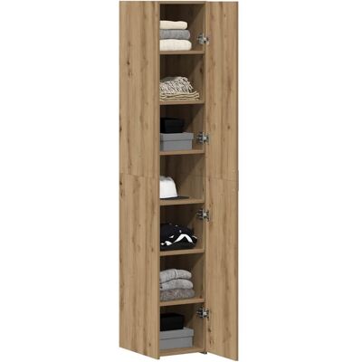 vidaXL Hoge kast Artisan Eiken 30 x 42,5 x 185 cm vidaXL Hoge kast Artisan Eiken 30 x 42,5 x 185 cm