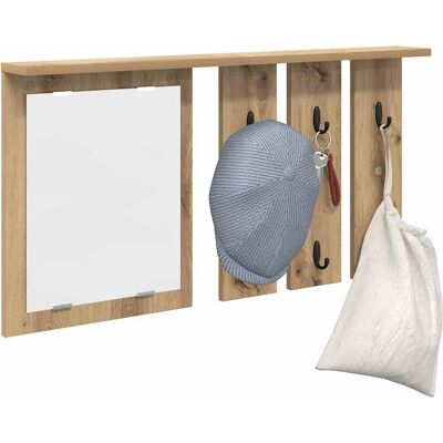 vidaXL Wandgemonteerde kapstok Muurmontage artisanaal eikenkleurig vidaXL Wandgemonteerde kapstok Muurmontage artisanaal eikenkleurig