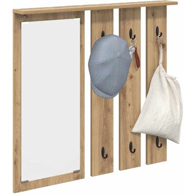 vidaXL Wandgemonteerde kapstok Muurmontage artisanaal eikenkleurig vidaXL Wandgemonteerde kapstok Muurmontage artisanaal eikenkleurig