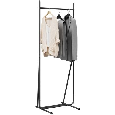 vidaXL Kledingrek Zwart 62 x 48 x 158 cm Staal vidaXL Kledingrek Zwart 62 x 48 x 158 cm Staal