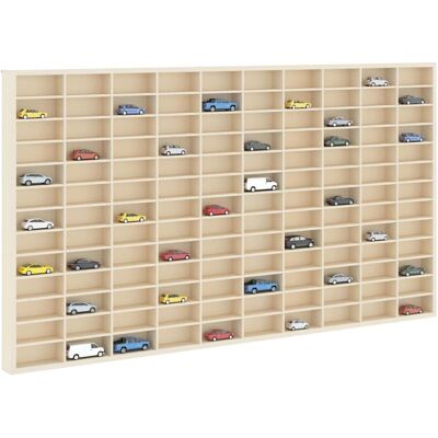 vidaXL Muurdisplaykast met plank Beige 98 x 4,5 x 55 cm Bewerkt hout vidaXL Muurdisplaykast met plank Beige 98 x 4,5 x 55 cm Bewerkt hout