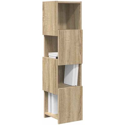vidaXL Hoekkast Sonoma Eiken 25,5x25x102cm Bewerkt hout vidaXL Hoekkast Sonoma Eiken 25,5x25x102cm Bewerkt hout