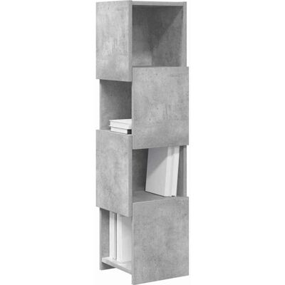 vidaXL Hoekkast Beton Grijs 25,5x25x102cm Bewerkt hout vidaXL Hoekkast Beton Grijs 25,5x25x102cm Bewerkt hout