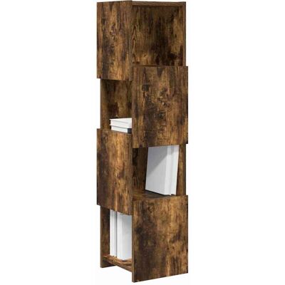 vidaXL Hoekkast Gerookt eiken 25,5x25x102cm Bewerkt hout vidaXL Hoekkast Gerookt eiken 25,5x25x102cm Bewerkt hout