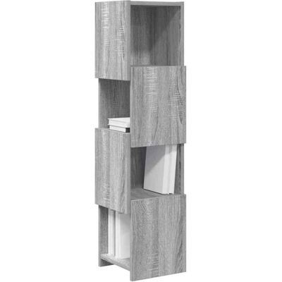 vidaXL Hoekkast Grijs Sonoma 25,5x25x102cm Bewerkt hout vidaXL Hoekkast Grijs Sonoma 25,5x25x102cm Bewerkt hout