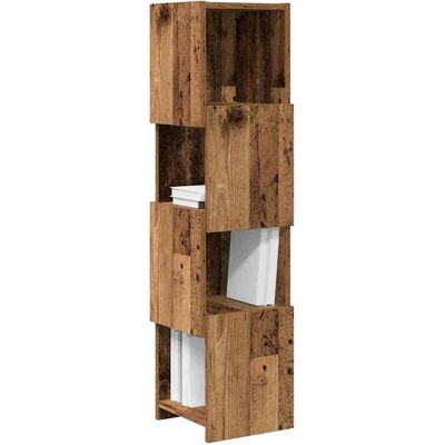 vidaXL Hoekkast Oudhout 25,5x25x102cm Bewerkt hout vidaXL Hoekkast Oudhout 25,5x25x102cm Bewerkt hout