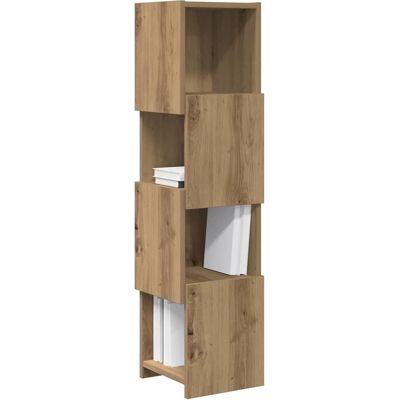 vidaXL Hoekkast 25,5x25x102cm Bewerkt hout Artisan Eiken vidaXL Hoekkast 25,5x25x102cm Bewerkt hout Artisan Eiken