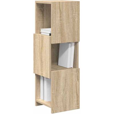 vidaXL Hoekkast Sonoma Eiken 25,5x25x80cm Bewerkt hout vidaXL Hoekkast Sonoma Eiken 25,5x25x80cm Bewerkt hout
