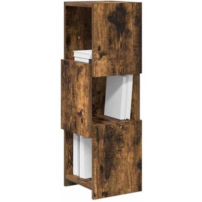 vidaXL Hoekkast Gerookt eiken 25,5x25x80cm Bewerkt hout vidaXL Hoekkast Gerookt eiken 25,5x25x80cm Bewerkt hout