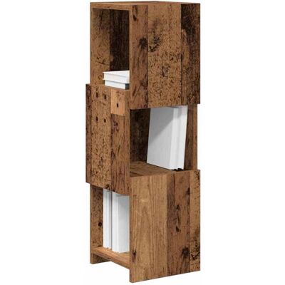 vidaXL Hoekkast Oudhout 25,5x25x80cm Bewerkt hout vidaXL Hoekkast Oudhout 25,5x25x80cm Bewerkt hout
