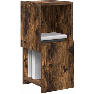 vidaXL Hoekkast Gerookt eiken 25,5x25x55cm Bewerkt hout vidaXL Hoekkast Gerookt eiken 25,5x25x55cm Bewerkt hout