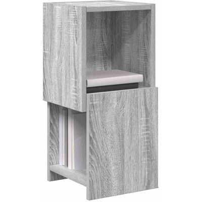 vidaXL Hoekkast Grijs Sonoma 25,5x25x55cm Bewerkt hout vidaXL Hoekkast Grijs Sonoma 25,5x25x55cm Bewerkt hout