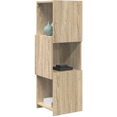 vidaXL Hoekkast Sonoma Eiken 30,5x30x95cm Bewerkt hout vidaXL Hoekkast Sonoma Eiken 30,5x30x95cm Bewerkt hout