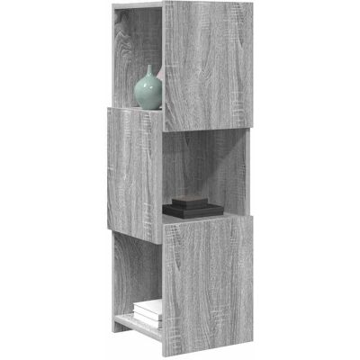 vidaXL Hoekkast Grijs Sonoma 30,5x30x95cm Bewerkt hout vidaXL Hoekkast Grijs Sonoma 30,5x30x95cm Bewerkt hout