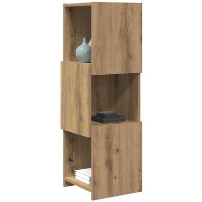 vidaXL Hoekkast 30,5x30x95cm Bewerkt hout Artisan Eiken vidaXL Hoekkast 30,5x30x95cm Bewerkt hout Artisan Eiken