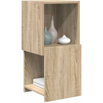 vidaXL Hoekkast Sonoma Eiken 30,5x30x65cm Bewerkt hout vidaXL Hoekkast Sonoma Eiken 30,5x30x65cm Bewerkt hout