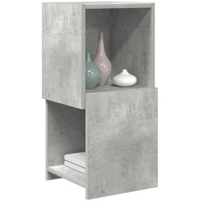 vidaXL Hoekkast Beton Grijs 30,5x30x65cm Bewerkt hout vidaXL Hoekkast Beton Grijs 30,5x30x65cm Bewerkt hout