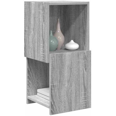 vidaXL Hoekkast Grijs Sonoma 30,5x30x65cm Bewerkt hout vidaXL Hoekkast Grijs Sonoma 30,5x30x65cm Bewerkt hout