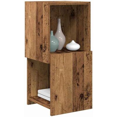vidaXL Hoekkast Oudhout 30,5x30x65cm Bewerkt hout vidaXL Hoekkast Oudhout 30,5x30x65cm Bewerkt hout