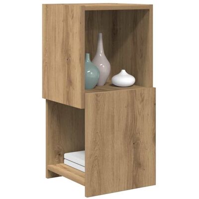 vidaXL Hoekkast 30,5x30x65cm Bewerkt hout Artisan Eiken vidaXL Hoekkast 30,5x30x65cm Bewerkt hout Artisan Eiken