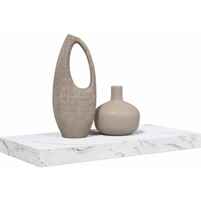 vidaXL Wandplank Muurmontage Wit Marmer 50 x 23,5 x 3,8 cm vidaXL Wandplank Muurmontage Wit Marmer 50 x 23,5 x 3,8 cm