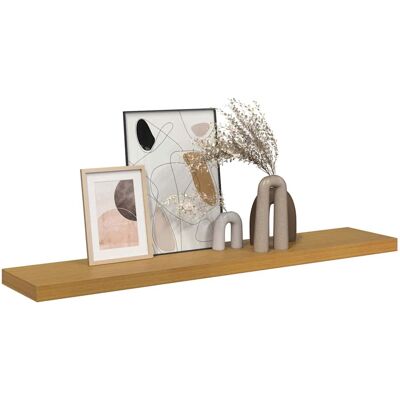 vidaXL Wandplank Muurmontage Beige 120 x 23,5 x 3,8 cm Bewerkt hout vidaXL Wandplank Muurmontage Beige 120 x 23,5 x 3,8 cm Bewerkt hout