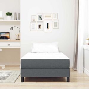 Vidaxl - Matras - Donkergrijs - 90x190x20 cm - Ondersteunend en Elegant Vidaxl - Matras - Donkergrijs - 90x190x20 cm - Ondersteunend en Elegant