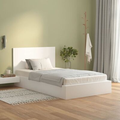 vidaXL Bed Hoofdbord Wit Gecoat Hout - Bedtype vidaXL Bed Hoofdbord Wit Gecoat Hout - Bedtype