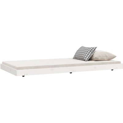 vidaXL Massief dennenhouten bedframe - 75x190 cm vidaXL Massief dennenhouten bedframe - 75x190 cm
