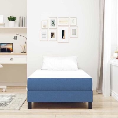 Vidaxl - Blauwe en Witte Schuimmatras 90x190cm - Matras Vidaxl - Blauwe en Witte Schuimmatras 90x190cm - Matras