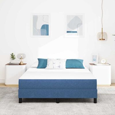 Vidaxl Blauw Medium Pocket Matras - Matras Vidaxl Blauw Medium Pocket Matras - Matras