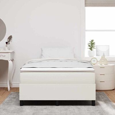 VIDAXL Creme Kleine Tweepersoonsbed - Bed Frame VIDAXL Creme Kleine Tweepersoonsbed - Bed Frame