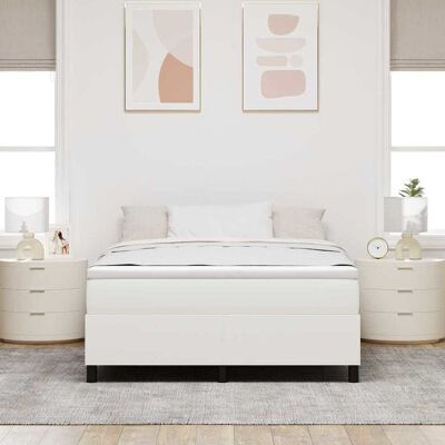 VIDAXL - Bedframe crèm 140x200 - Modern platformbed VIDAXL - Bedframe crèm 140x200 - Modern platformbed