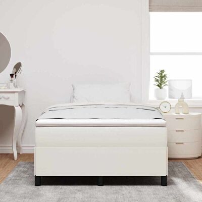 vidaXL Crème 120x190 cm Bed Frame - Bed Type vidaXL Crème 120x190 cm Bed Frame - Bed Type
