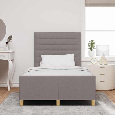 vidaXL Taupe Bed 120x200 cm - Bed vidaXL Taupe Bed 120x200 cm - Bed