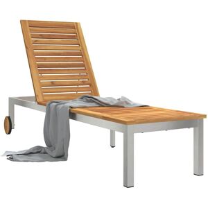 Vidaxl Natuurlijke Houten Ligbed - Tuinmeubel buiten Vidaxl Natuurlijke Houten Ligbed - Tuinmeubel buiten
