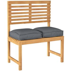 Vidaxl - Palletkussens Antraciet 40x40x8 cm - Zitkussens Vidaxl - Palletkussens Antraciet 40x40x8 cm - Zitkussens