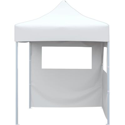 vidaXL Feesttent 2x2m Opvouwbaar Staal Wit vidaXL Feesttent 2x2m Opvouwbaar Staal Wit