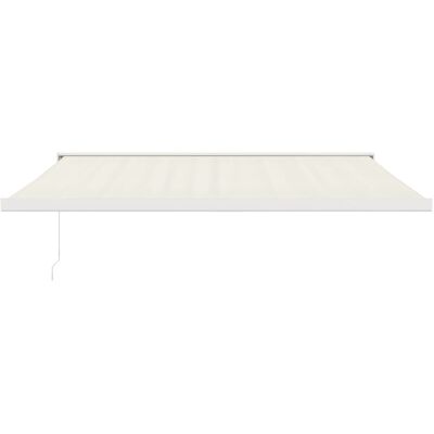 Maisonchic Uitrolbare Aluminium en Stoffen Crema - Zonnescherm Maisonchic Uitrolbare Aluminium en Stoffen Crema - Zonnescherm