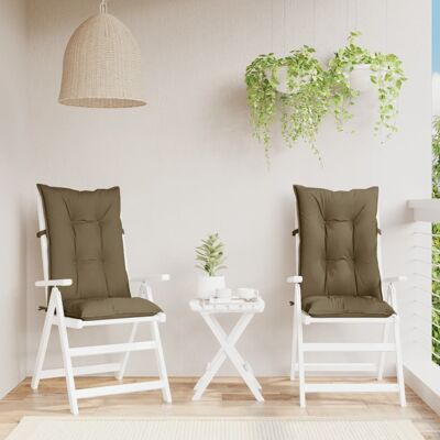 vidaXL Hoge rug kussens - 120x50x7 cm - Kussens vidaXL Hoge rug kussens - 120x50x7 cm - Kussens