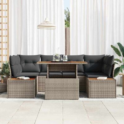 Onbekend Model - Tuin Eettafelset met Kussens Onbekend Model - Tuin Eettafelset met Kussens
