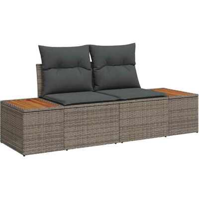 8-delig tuin eettafelset met kussens - Tuinmeubilair 8-delig tuin eettafelset met kussens - Tuinmeubilair