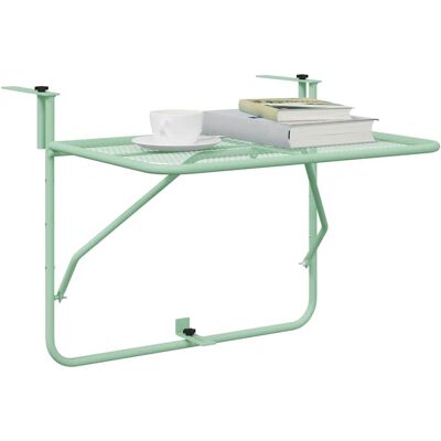 vidaXL Balkon Tafel Mintgroen Metaal Midden Netdesign - Tuin Tafel vidaXL Balkon Tafel Mintgroen Metaal Midden Netdesign - Tuin Tafel