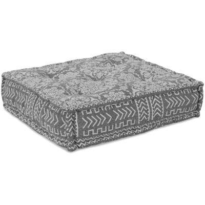 vidaXL Pouffe Grijs - Pouffe vidaXL Pouffe Grijs - Pouffe