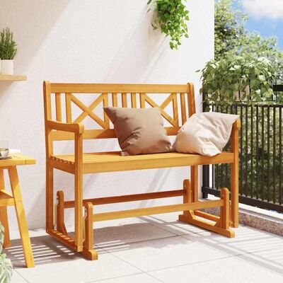 vidaXL Tuin Glider Bank Naturel 110 x 59 x 97 cm Massief Acaciahout vidaXL Tuin Glider Bank Naturel 110 x 59 x 97 cm Massief Acaciahout