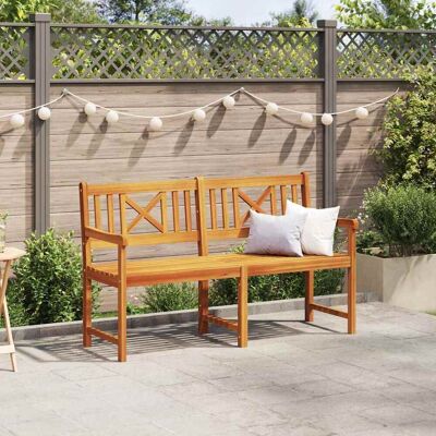 vidaXL Tuinbank Naturel 150 x 56 x 90 cm Massief Acaciahout vidaXL Tuinbank Naturel 150 x 56 x 90 cm Massief Acaciahout