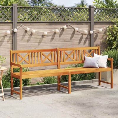 vidaXL Tuinbank Naturel 220 x 56 x 90 cm Massief Acaciahout vidaXL Tuinbank Naturel 220 x 56 x 90 cm Massief Acaciahout