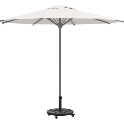 vidaXL ronde parasolvoet met wielen - Ondersteunt Ø38-48 mm - 13 kg - Parasolvoet vidaXL ronde parasolvoet met wielen - Ondersteunt Ø38-48 mm - 13 kg - Parasolvoet